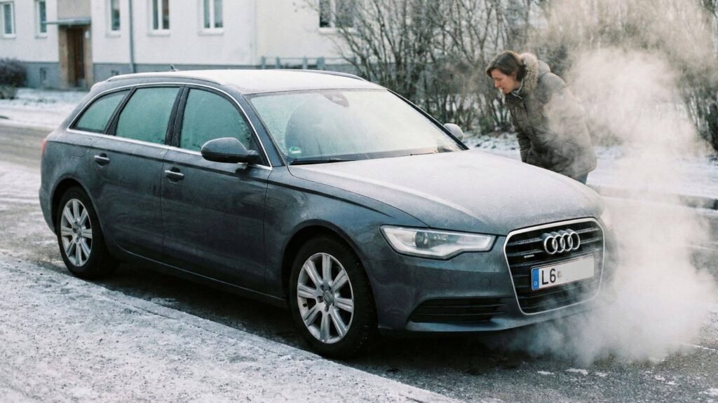 Audi A6 C7 Webasto dūmina, kodėl kyla balti dūmai?