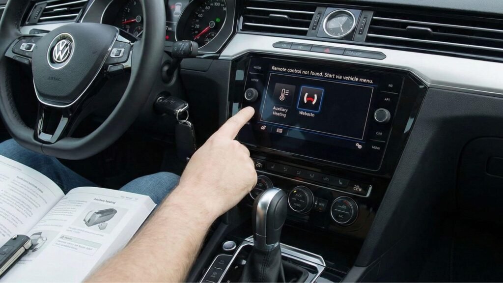 VW Webasto pultelis nerastas, kaip paleisti šildymą?